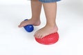 Corrective exercises for children with flat feet