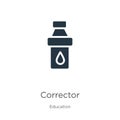 Corrector icon vector. Trendy flat corrector icon from education collection isolated on white background. Vector illustration can Royalty Free Stock Photo