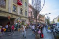 Corregidora Street in Mexico City, Mexico