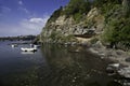 The Corricella oldest fishing village of Procida island Royalty Free Stock Photo