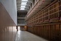 Corridor in Alcatraz prison cell in San Francisco in United States