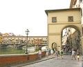 Corridor along the Arno river, Florence, Tuscany