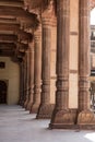 Corridor in Amber Fort Royalty Free Stock Photo