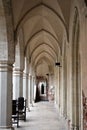 Corridor with arches and columns