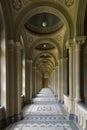 Corridor with colonnade Royalty Free Stock Photo