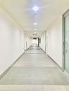 Corridor. Empty long corridor to the Centre management.