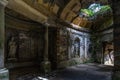 Corridor at the English Garden of Caserta Royal Palace Royalty Free Stock Photo