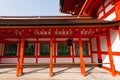 Corridor in Fushimi Inari-taisha Shrine Royalty Free Stock Photo