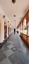 Corridor or Hallway of British Era Building in India Royalty Free Stock Photo