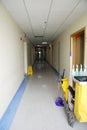 Corridor in a hospital Royalty Free Stock Photo