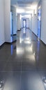 Corridor in a hospital building Royalty Free Stock Photo