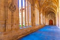 Corridor of an inner courtyard of convent of san Esteban at Salamanca, Spain