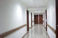 Corridor interior inside a modern hospital Royalty Free Stock Photo