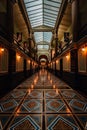 Corridor in the National Portrait Gallery, at the Smithsonian American Art Museum in Washington, DC