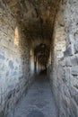 Corridor in the Old Fortress in the Ancient City of Kamyanets-Podilsky