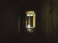 Corridor in an old tenement house Royalty Free Stock Photo