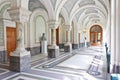 Corridor of the Peace Palace, The Hague Royalty Free Stock Photo