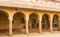 Corridor and pillars at Abhaneri