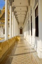 Corridor in royal palace Royalty Free Stock Photo