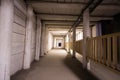 Corridor in salt mine Royalty Free Stock Photo