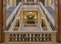 Corridor within Staircase at Wisconsin State Capitol Royalty Free Stock Photo