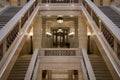 Corridor within Staircase at Wisconsin State Capitol Royalty Free Stock Photo