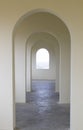 Corridor in temple Royalty Free Stock Photo