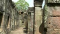 A corridor in the temple ruins at banteay kdei, angkor wat