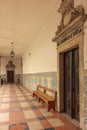 Corridor at the University. Coimbra . Portugal Royalty Free Stock Photo