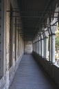 Corridor view of Blue Mosque Royalty Free Stock Photo