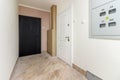 Corridor in with white walls and doors in the apartment Royalty Free Stock Photo