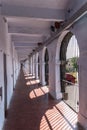 Corridor in a wing of the Port Blair Cellular Jail, Royalty Free Stock Photo