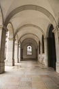 Corridors, arches and marble staircase of the Palace-Convent of Mafra