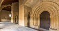 In the Corridors of the Church of Santa Maria la Real in Ujue - Spain