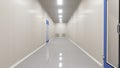 Corridors Clean Room in pharmaceutical factory