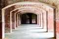 Corridors of Fort Point in San Francisco, California