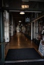 Corridors in the Pike Place Market during coronavirus closure Royalty Free Stock Photo