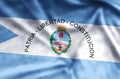 Corrientes colorful waving and closeup flag illustration