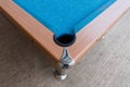 Corrner of table snooker hole. Royalty Free Stock Photo