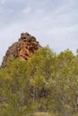 Corroboree Rock in the East McDonnell ranges Royalty Free Stock Photo