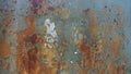 Corroded metal background. Rusty metal background with streaks of rust. Rust stains. Rystycorrosion. Royalty Free Stock Photo