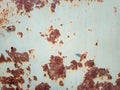 Corroded metal background. Rusty metal background with streaks of rust. Rust stains. Rusty corrosion. Royalty Free Stock Photo