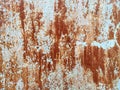 Corroded metal background. Rusty metal background with streaks of rust. Rust stains. Rusty corrosion. Royalty Free Stock Photo