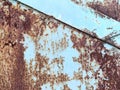 Corroded metal background. Rusty metal background with streaks of rust. Rust stains. Rusty corrosion. Royalty Free Stock Photo