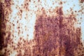 Corroded metal rusty wall plate background Royalty Free Stock Photo