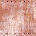 Corroded old rusty metal sheet Royalty Free Stock Photo