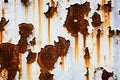 Corroded white metal background Royalty Free Stock Photo