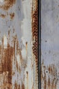 Corroded white metal background. Royalty Free Stock Photo