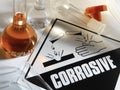 Corrosive Warning Sign Royalty Free Stock Photo