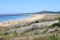 Corrubedo beach in Galicia Royalty Free Stock Photo